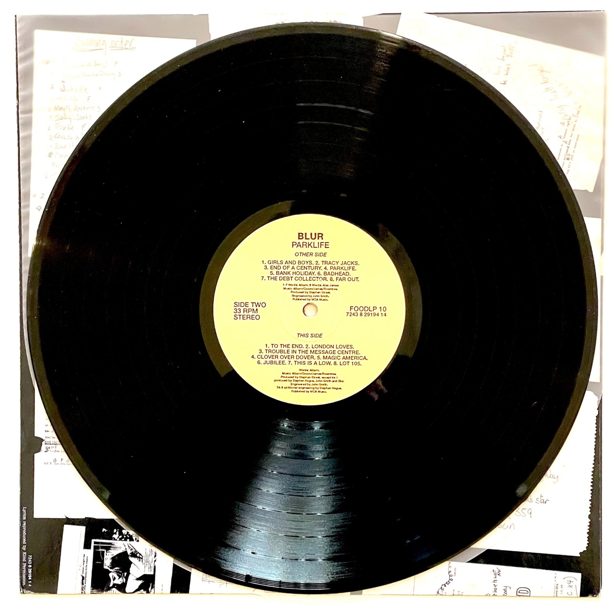 BLUR ~ Parklife (UK original pressing) — Taste Merchants BLUR ~ Parklife (UK original pressing) — Taste Merchants